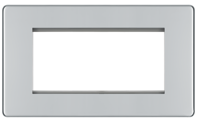 BG Electrical Euro Module - 4 module - rectangular