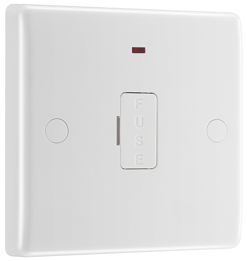 BG Electrical 800 Series - Unswitched and fused with indicator and flex outlet