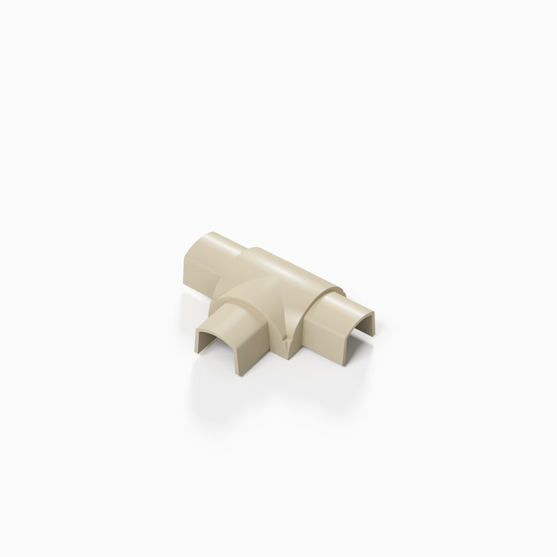 D-Line Trunking - 16x8mm Magnolia Equal Tee