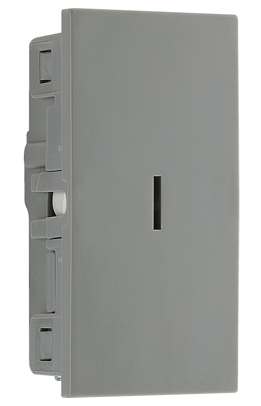 BG Electrical Euro Module - 20 Amp double pole key switch