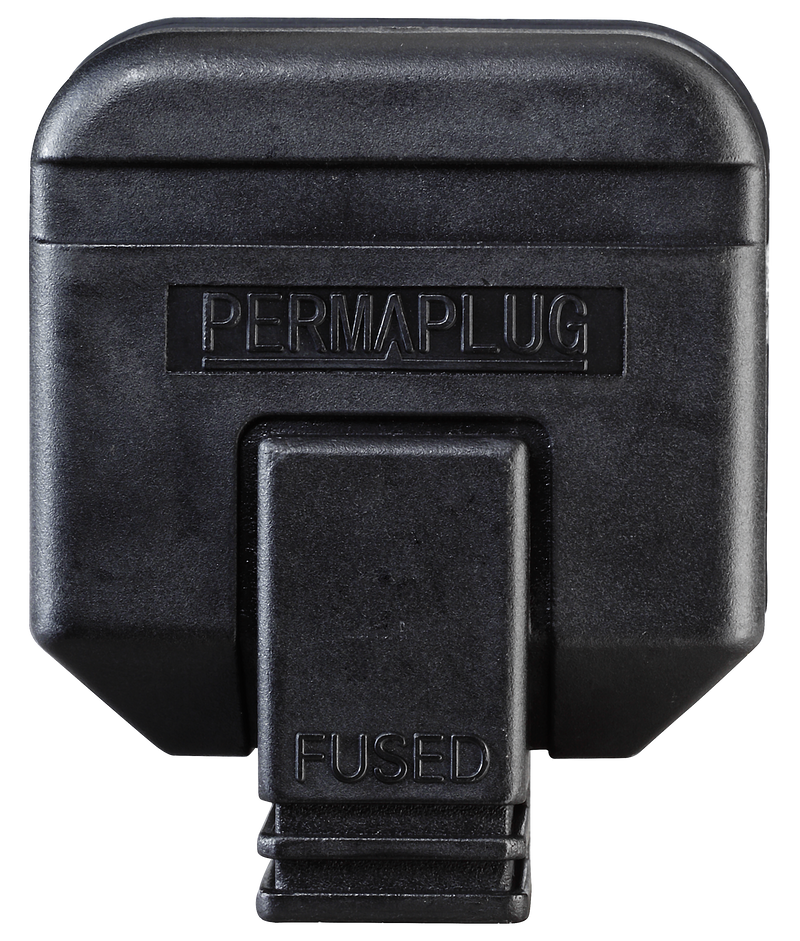 Masterplug Basic - 13A, Black