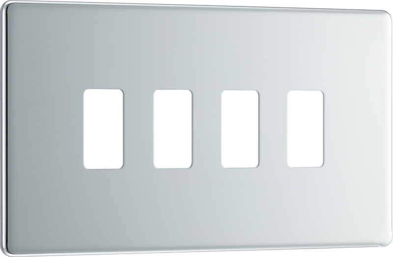 BG Electrical Grid - 4 module, rectangular