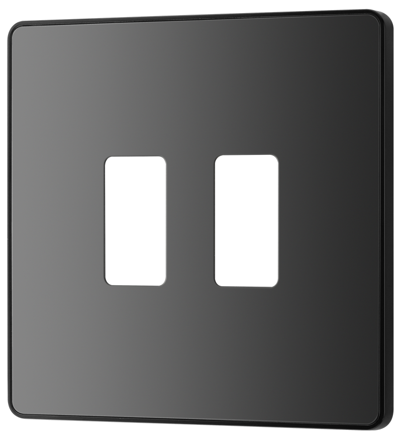 BG Electrical Grid - 2 module, square