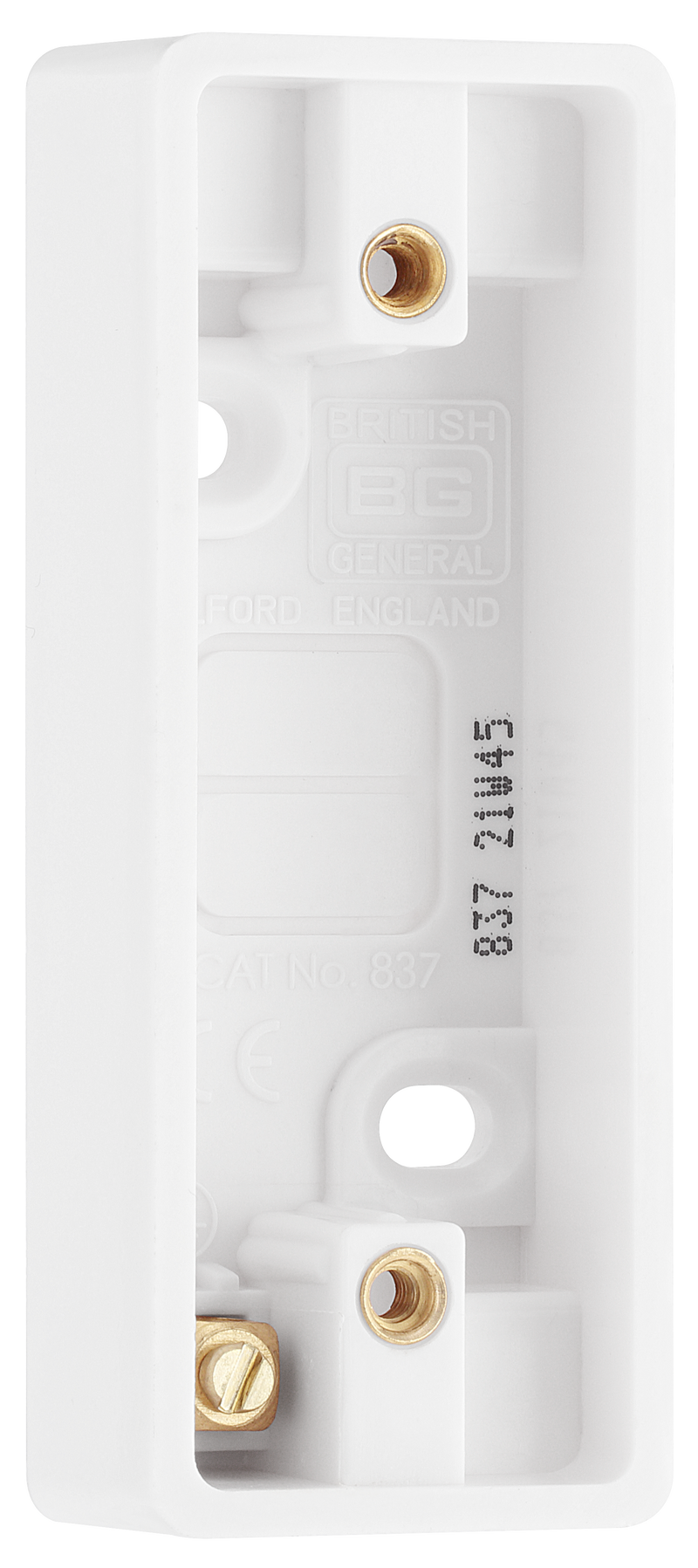 BG Electrical 800 Series - Single architrave surface box 19mm