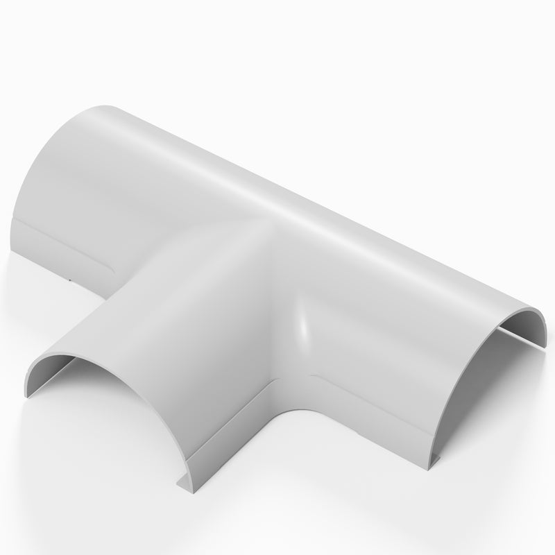 D-Line Trunking - 50x25mm White Equal Tee