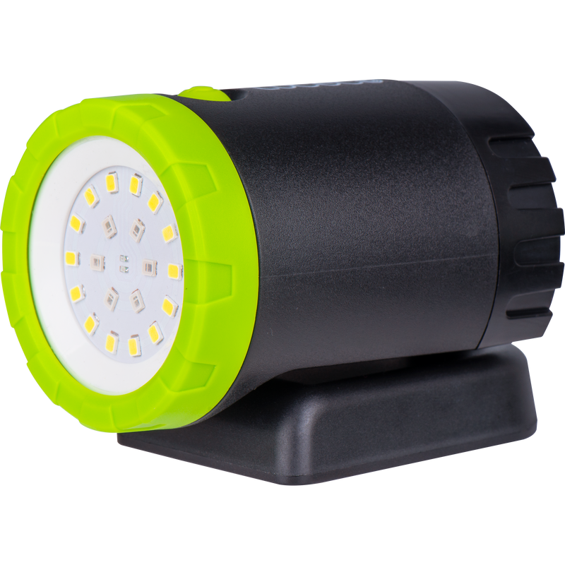 Luceco Magnetic Torch - LED Mini Spotlight with Magnet and Clamp, USB-C Rechargeable, 3 Lighting Modes, Inspection Light, Hands-Free Operation, IP44, 5W, 500lm, 6500K