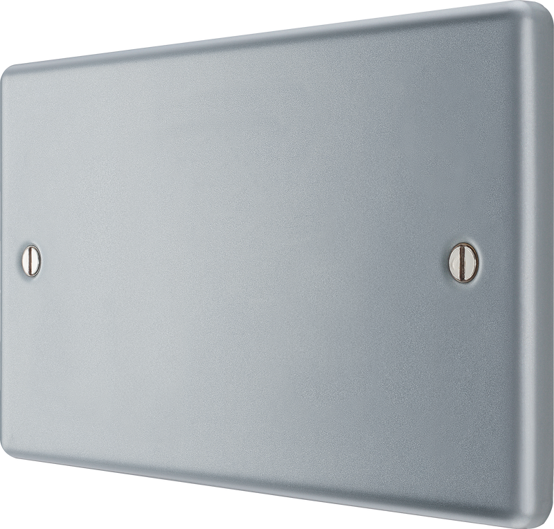 BG Electrical Metal Clad - Double, blank plate