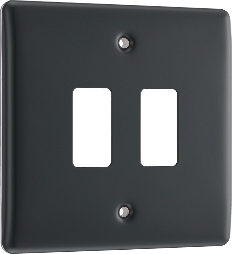 BG Electrical Grid - 2 module, square