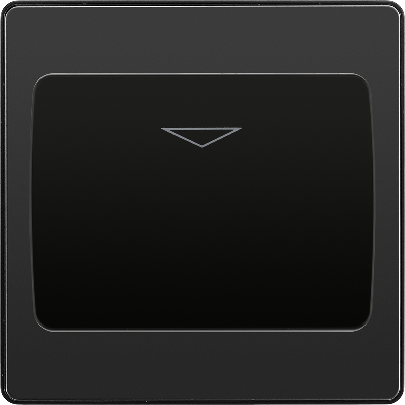 BG Electrical Evolve Black Chrome - Hotel key card switch
