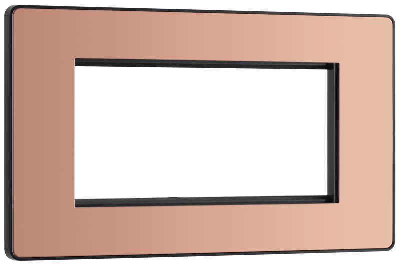 BG Electrical Euro Module - 4 module - rectangular
