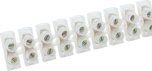 BG Electrical Contractor - 2.5A Terminal Strip, 12 Way, 10pk