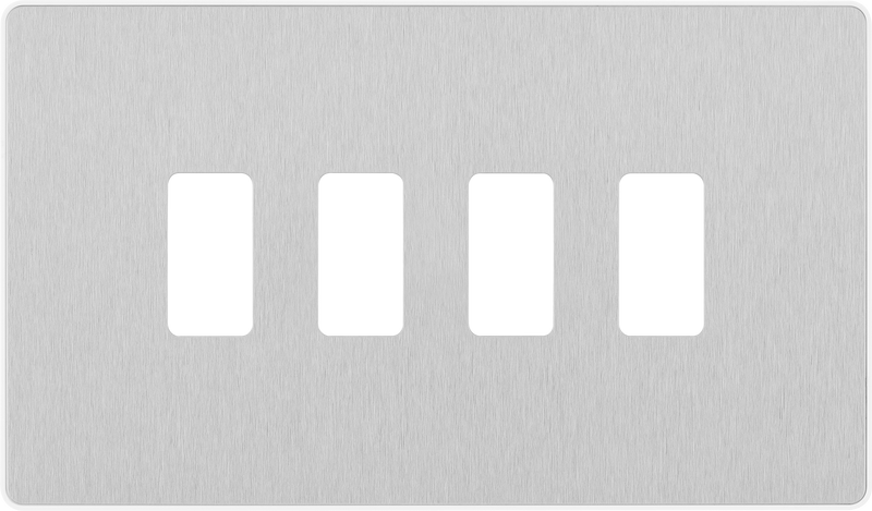 BG Electrical Grid - 4 module, rectangular