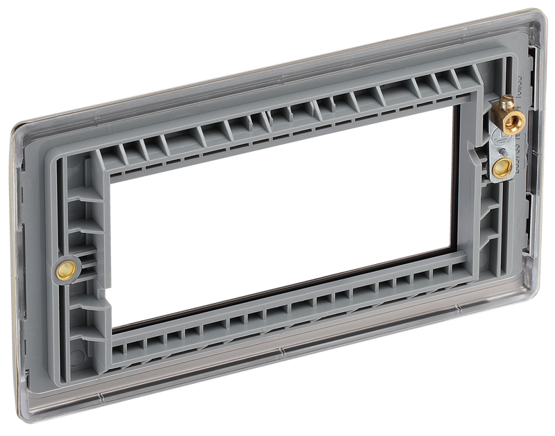 BG Electrical Euro Module - 4 module - rectangular