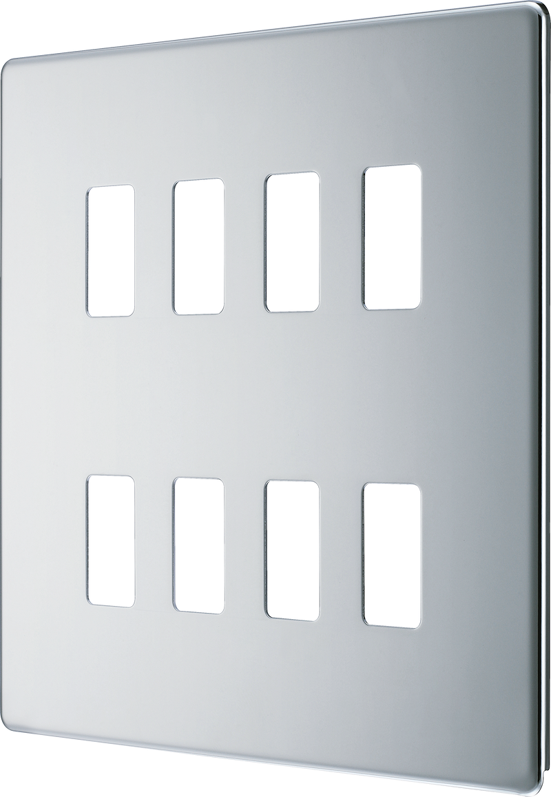BG Electrical Grid - 8 module, square