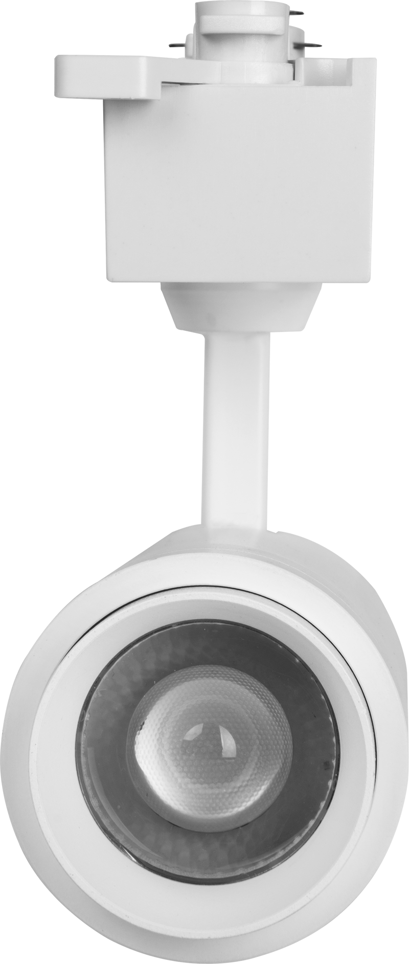 Luceco Single Circuit Track - Single circuit track spot 900lm 12w 4000k white adjustable beam angle