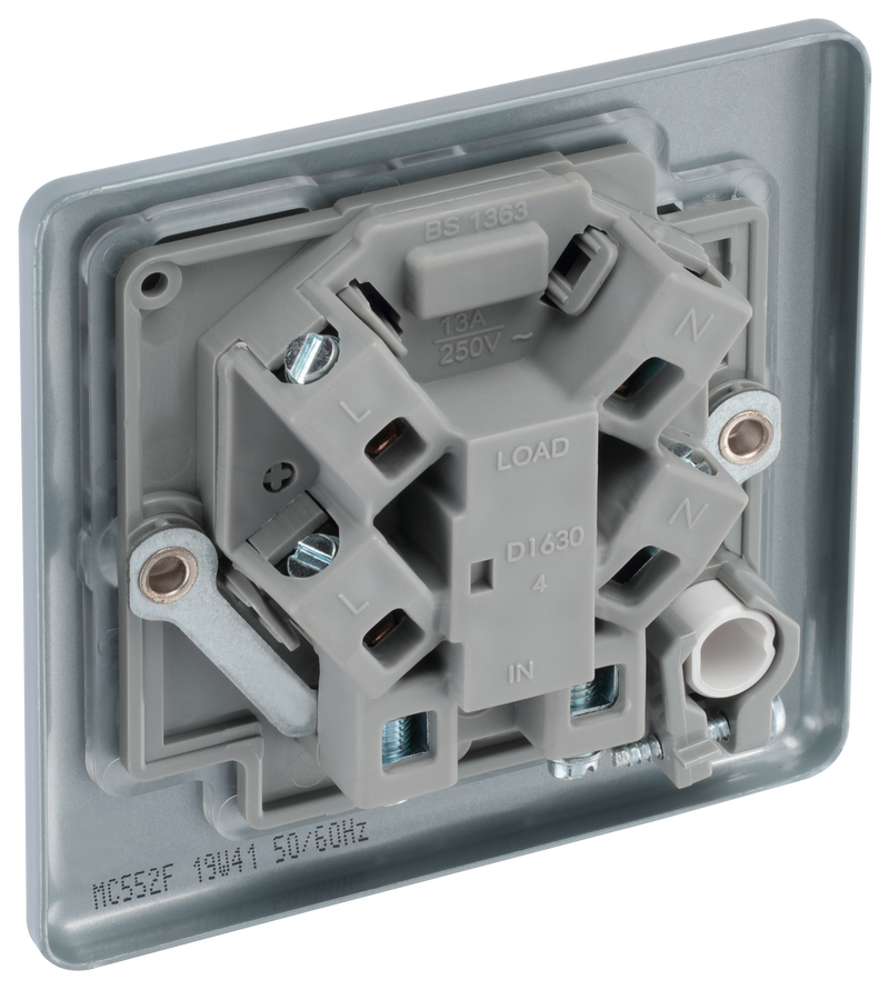BG Electrical Metal Clad - Unswitched and fused with optional flex outlet