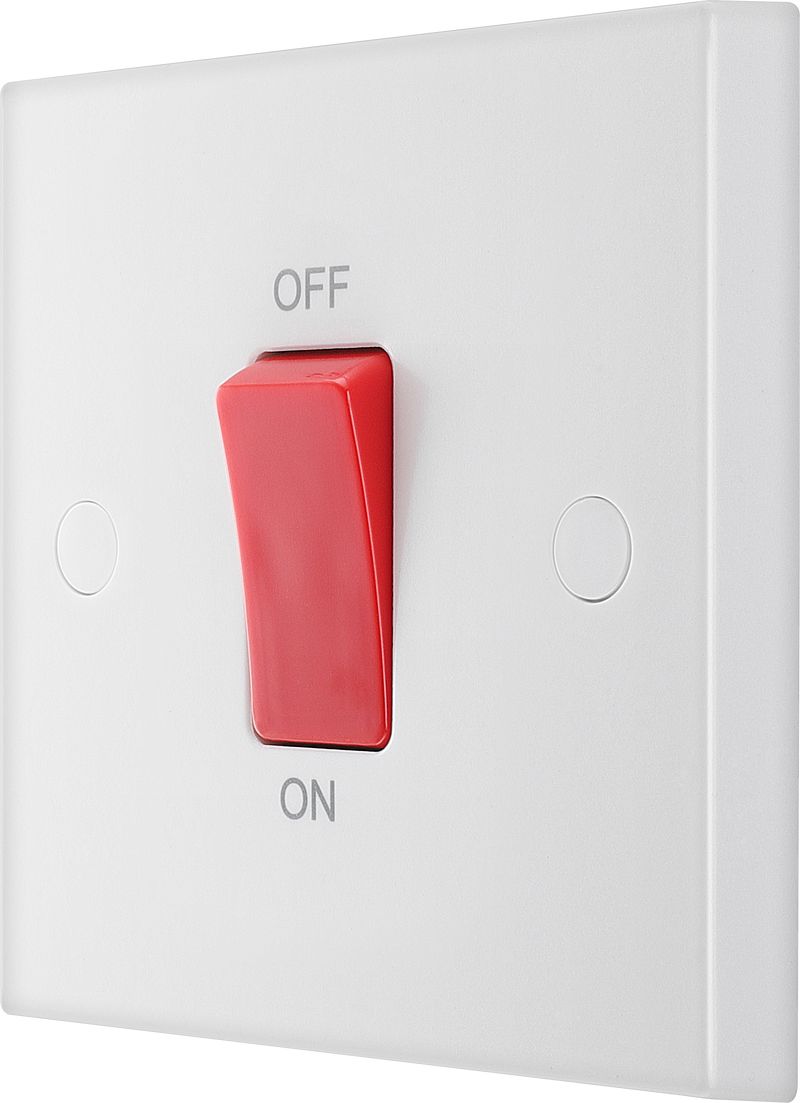 BG Electrical 900 Series - 45A, double pole, single plate