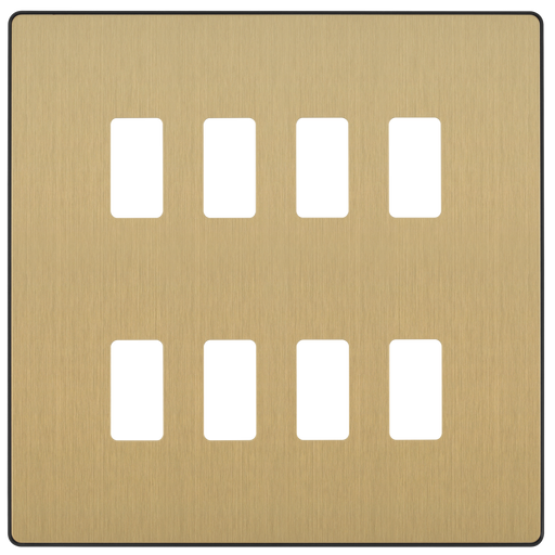 BG Electrical Grid - 8 module, square