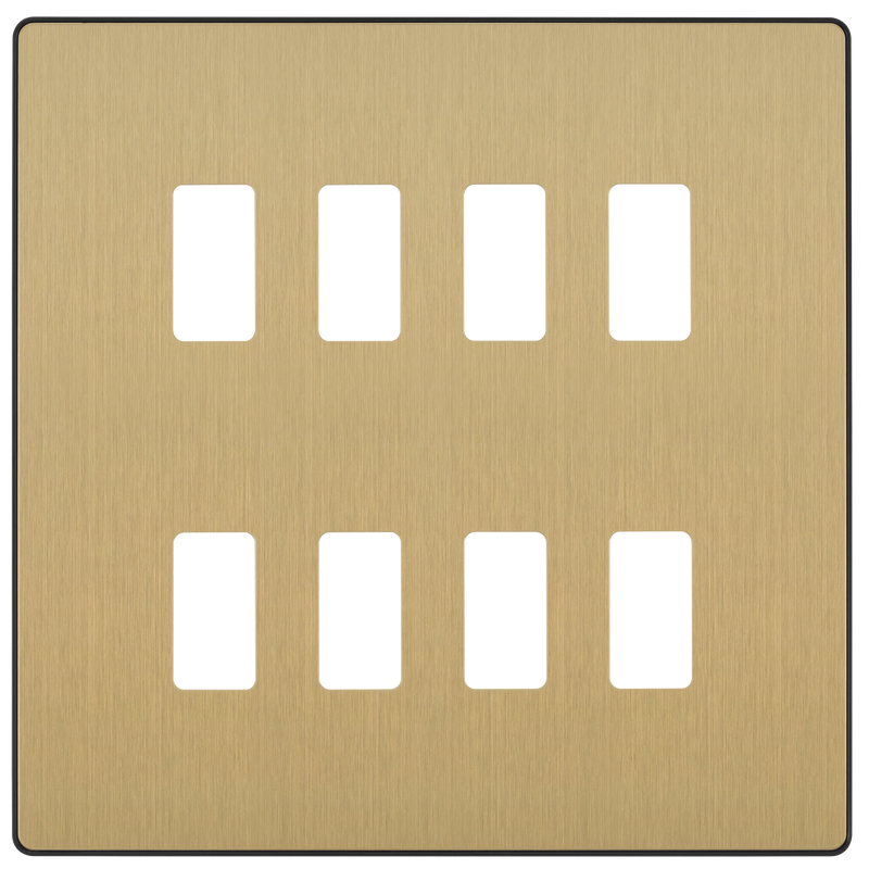BG Electrical Grid - 8 module, square
