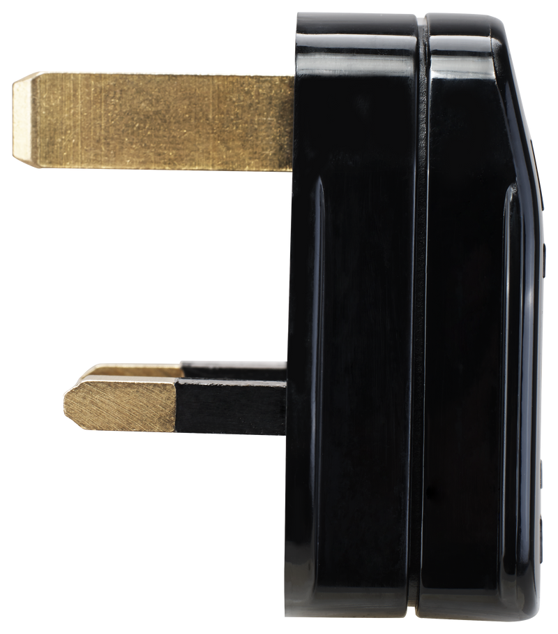 Masterplug Basic - 13A, Black