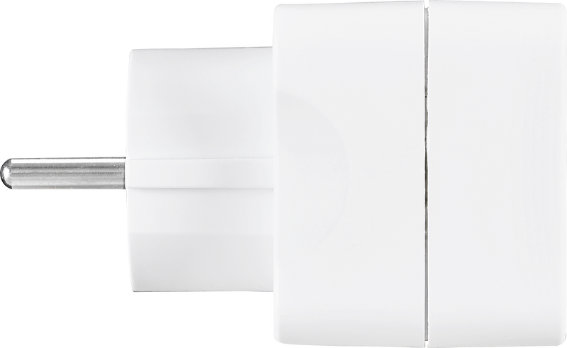 Masterplug Travel - 2 Socket, White