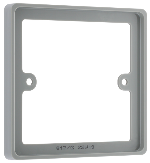 BG Electrical 800 Series - Single, 10mm square spacer