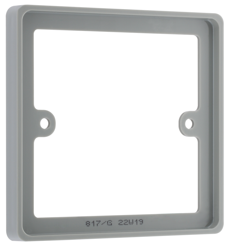 BG Electrical 800 Series - Single, 10mm square spacer