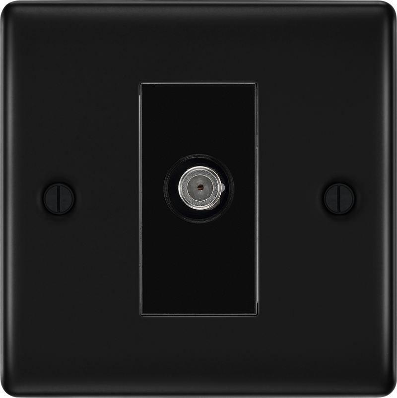 BG Electrical Nexus Metal Matt Black - Single satellite