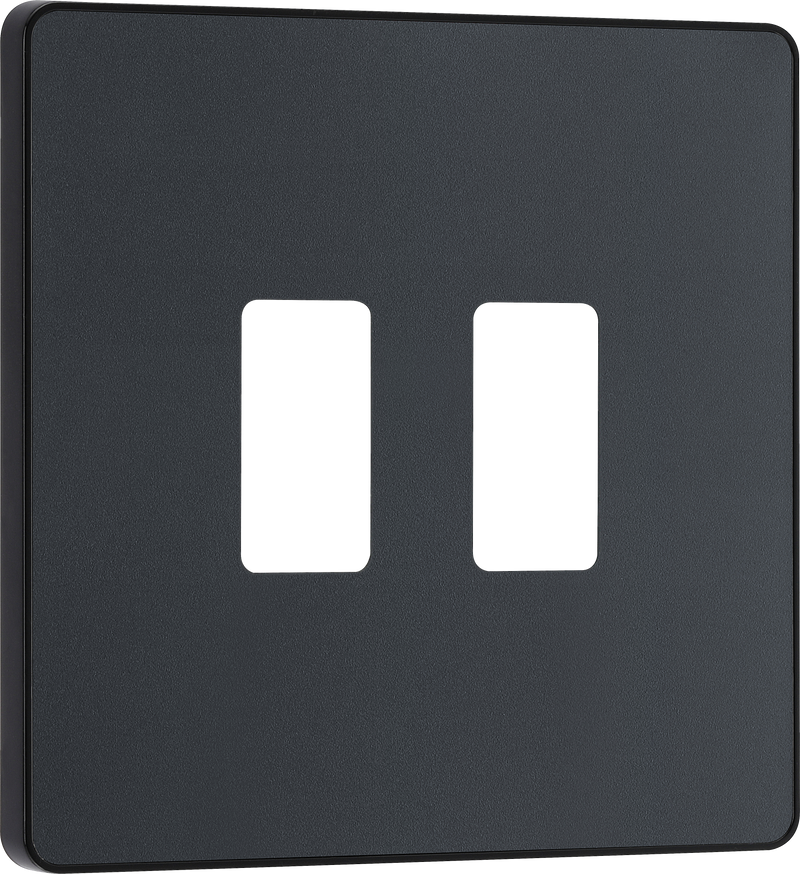 BG Electrical Grid - 2 module, square