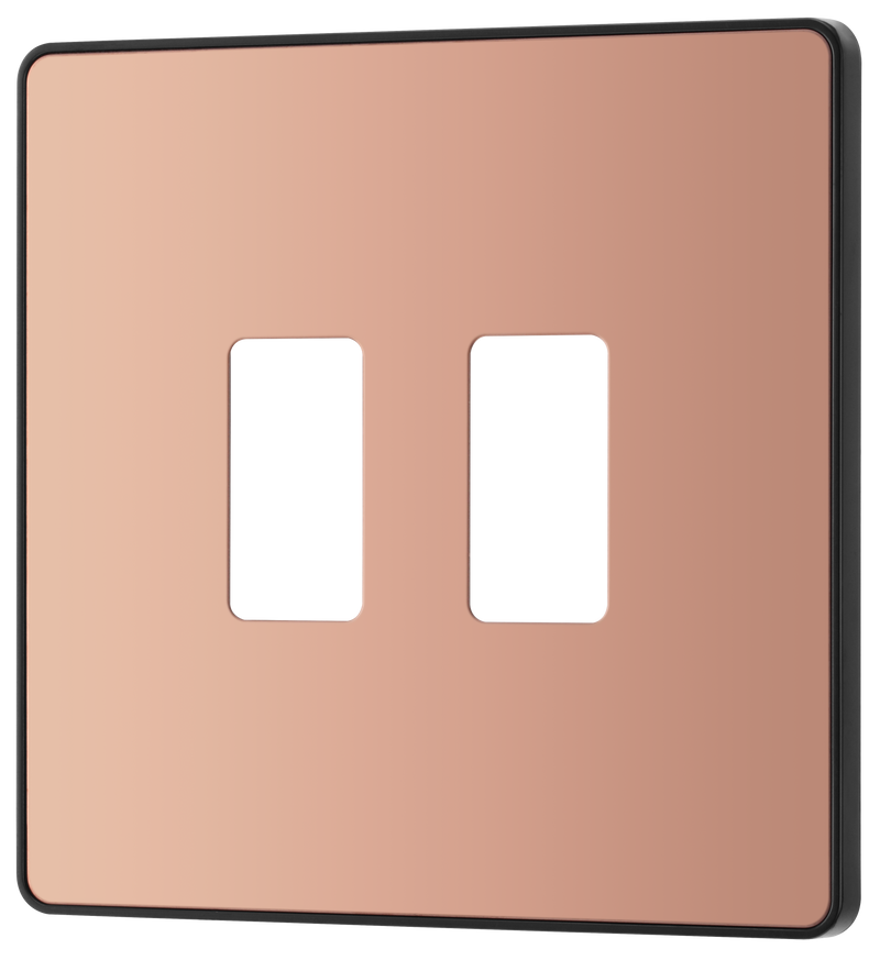 BG Electrical Grid - 2 module, square