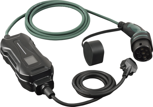 Masterplug EV - Mode 2, 5m Charging Cable, 3 Pin Plug to Type 2