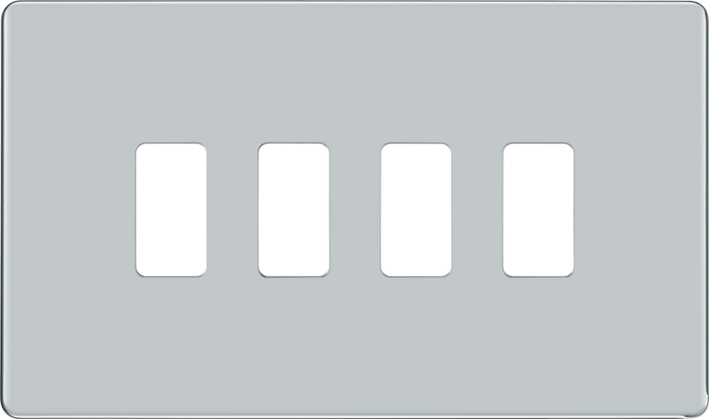 BG Electrical Grid - 4 module, rectangular