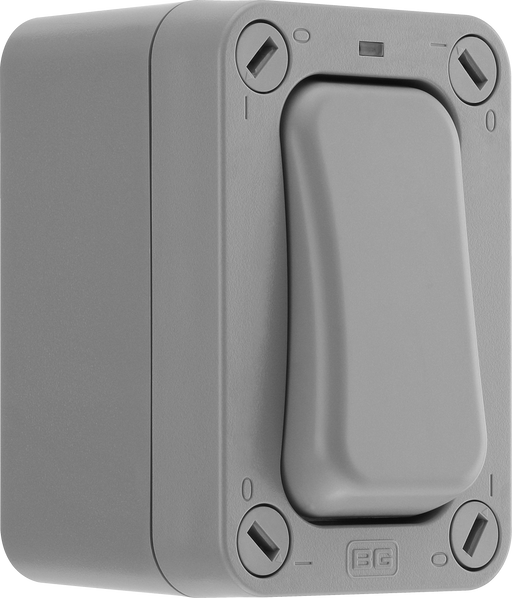 BG Electrical Weatherproof Storm - Single, 2 way, IP66