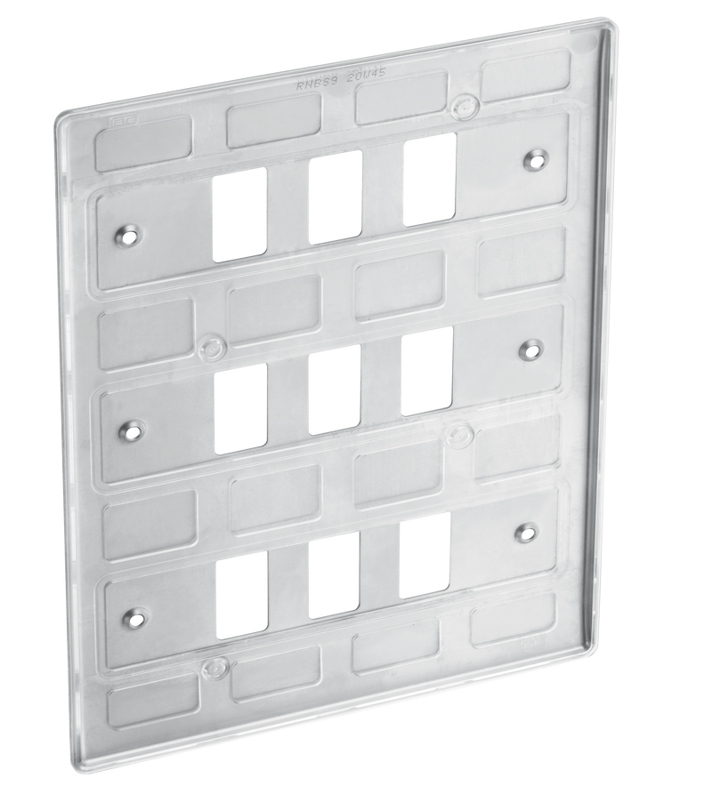 BG Electrical Grid - 9 module, square