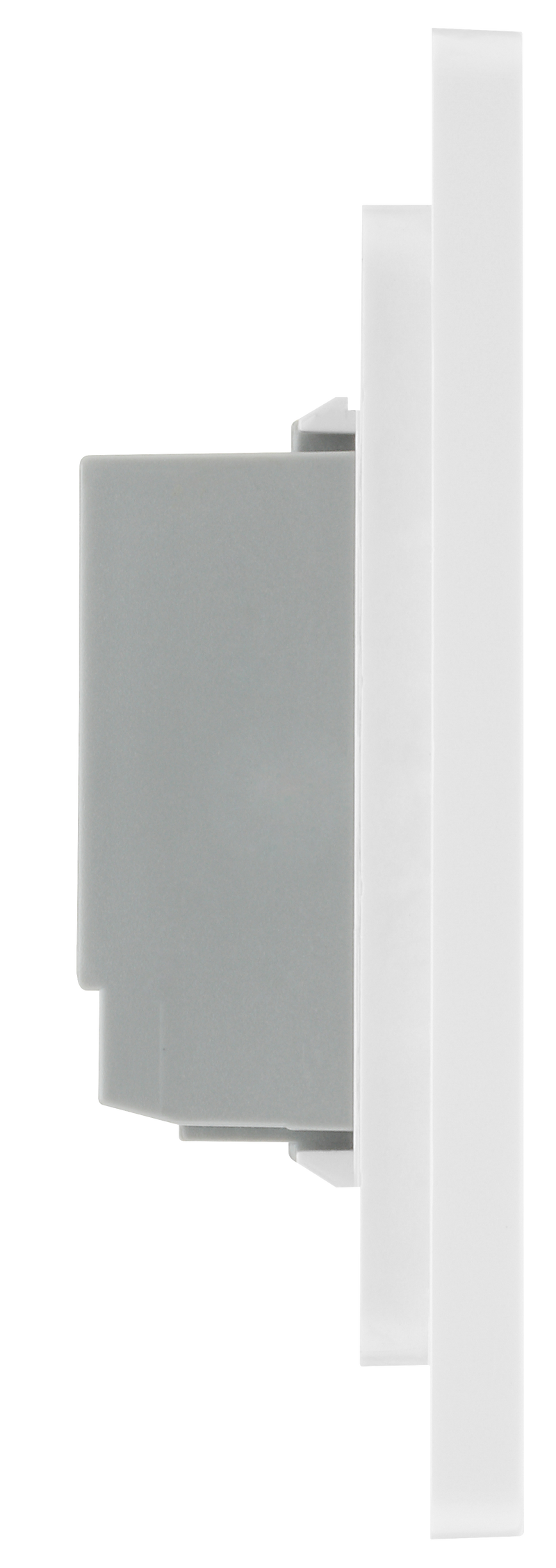 BG Electrical Evolve Brushed Steel - Single, 2 way touch, 200W, master