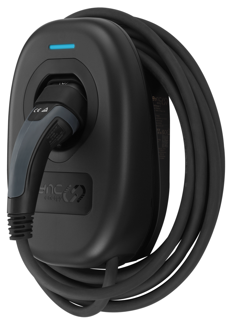Sync Energy Accessories - Faceplate for Wall Charger 2 - UV Resistant Polycarbonate cover in Jet Black finish