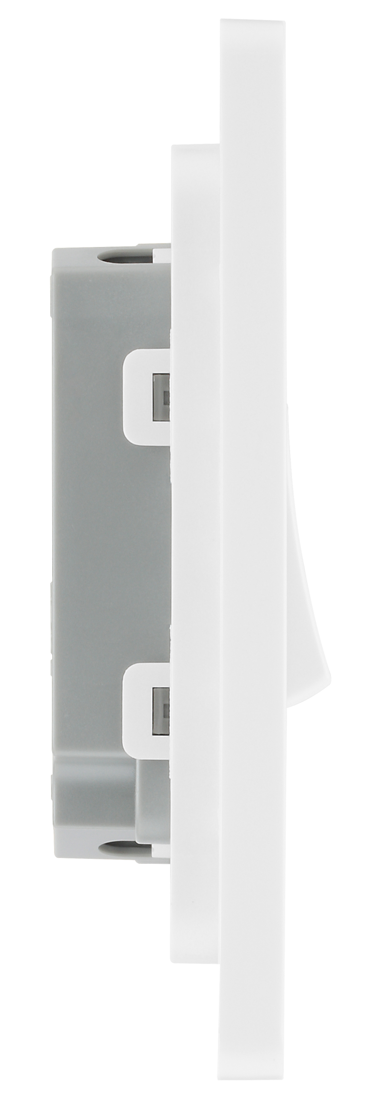 BG Electrical Evolve Pearlescent White - Double, 2 way switch