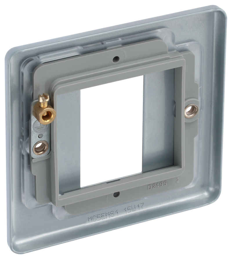 BG Electrical Euro Module - 1 module - square