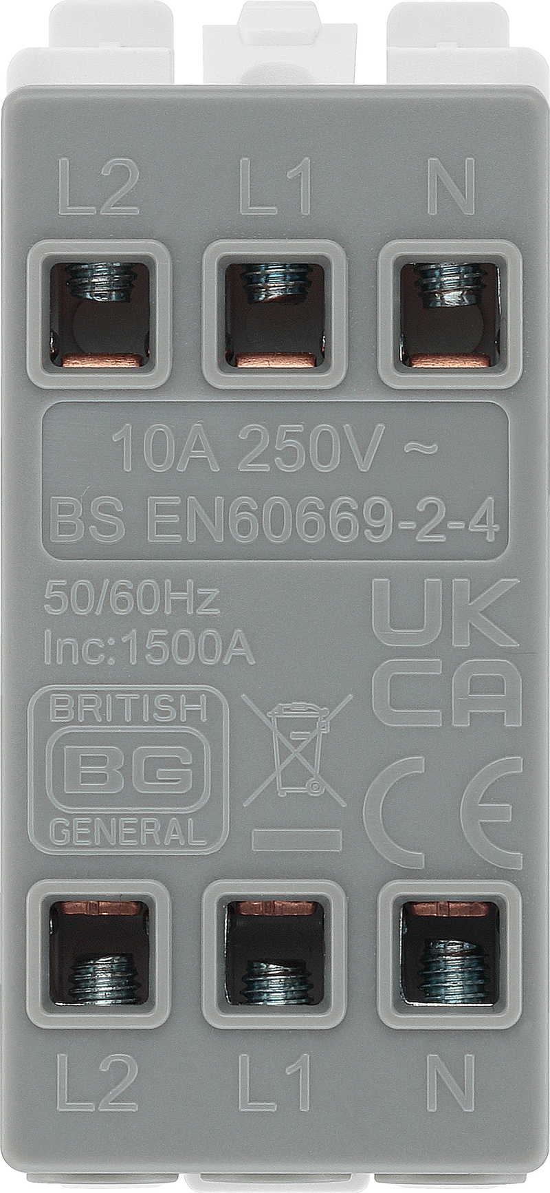 BG Electrical Grid - 3 pole fan isolator