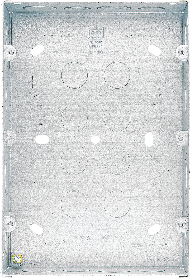 BG Electrical Contractor - Flush Metal Box for 9-12 Module Grid