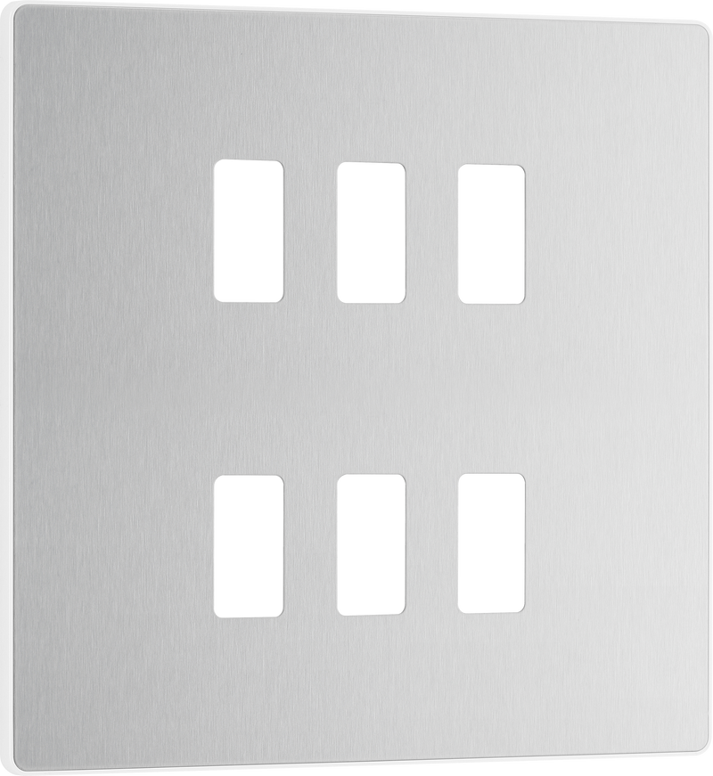 BG Electrical Grid - 6 module, square
