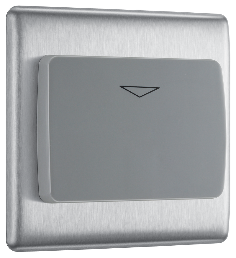 BG Electrical Nexus Metal Brushed Steel - Hotel key card switch