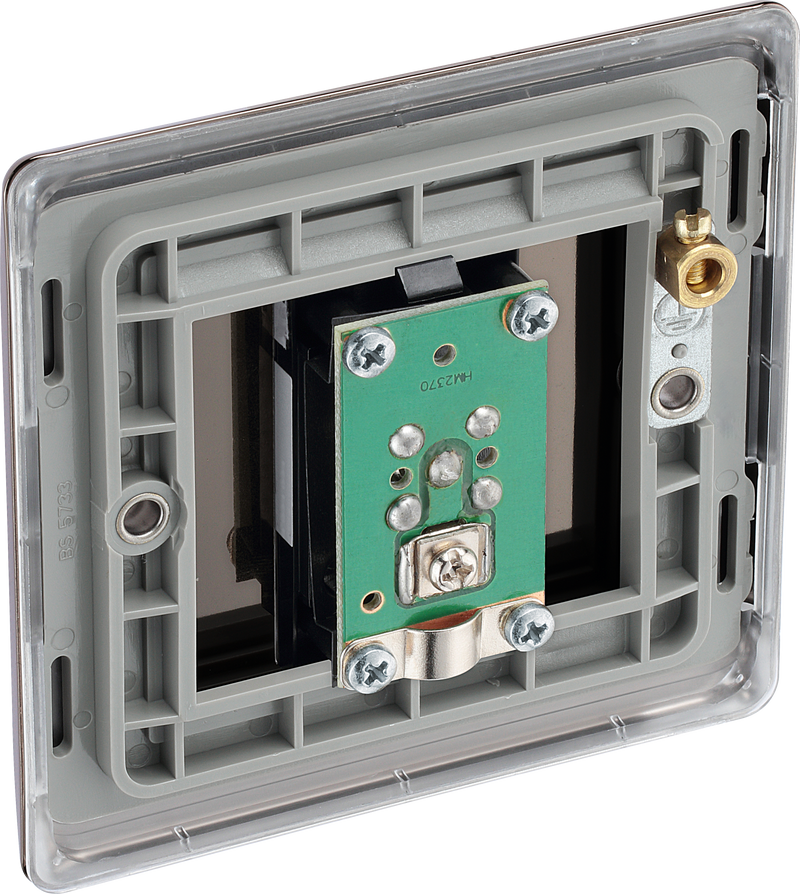BG Electrical Nexus Metal Black Nickel - Single, satellite