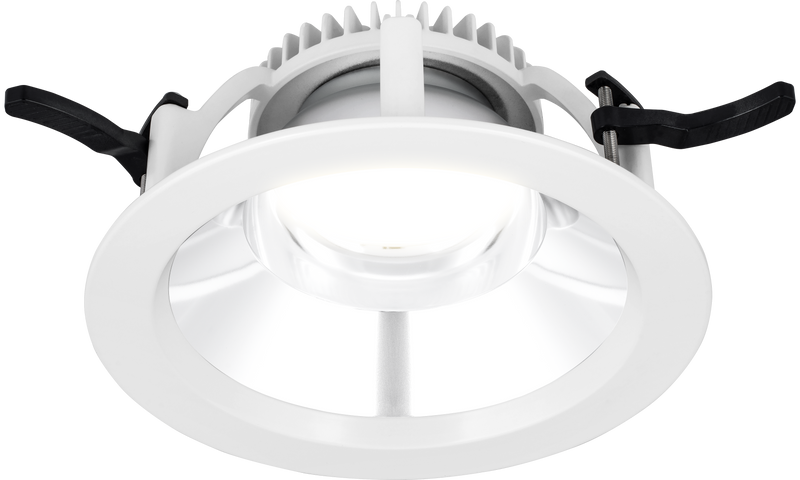 Luceco Platinum - Platinum Gloss D-light 228mm Power Change High Output 2500lm 19w (3300lm 26w Optional) 4000k Cri >80 Fixed Output