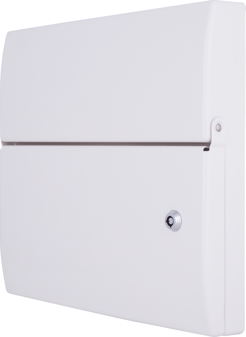 BG Circuit Protection Front Panels - 9 Module, lockable cover with barrel lock