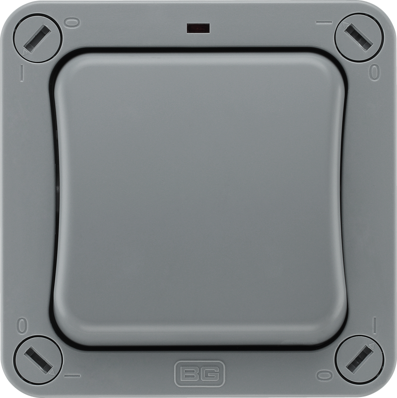 BG Electrical Weatherproof Storm - Single, 2 way, IP66