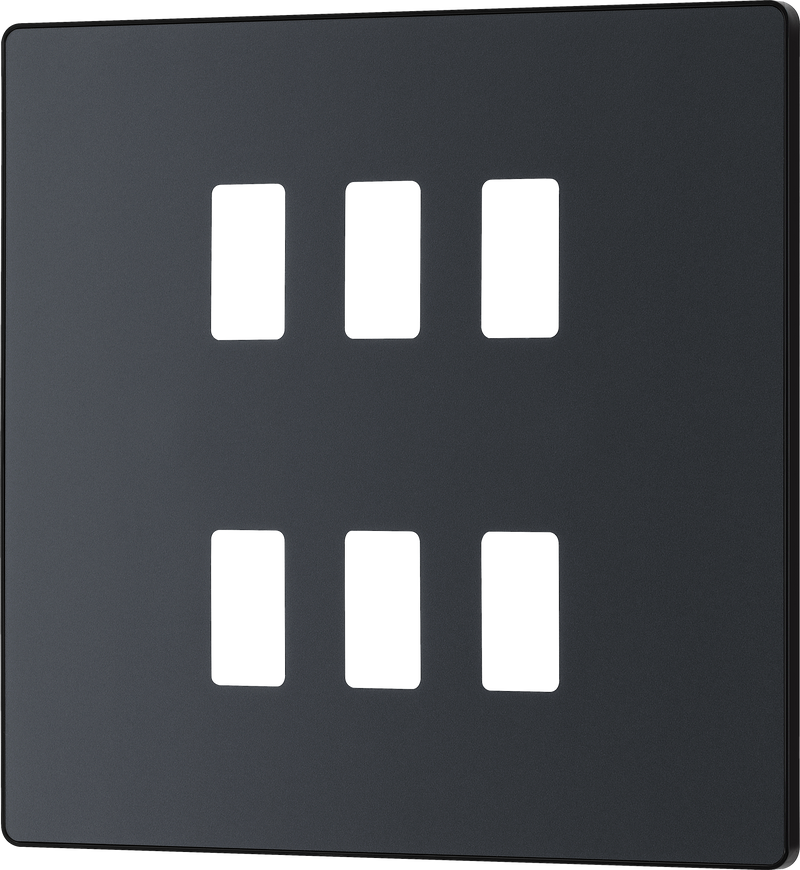 BG Electrical Grid - 6 module, square