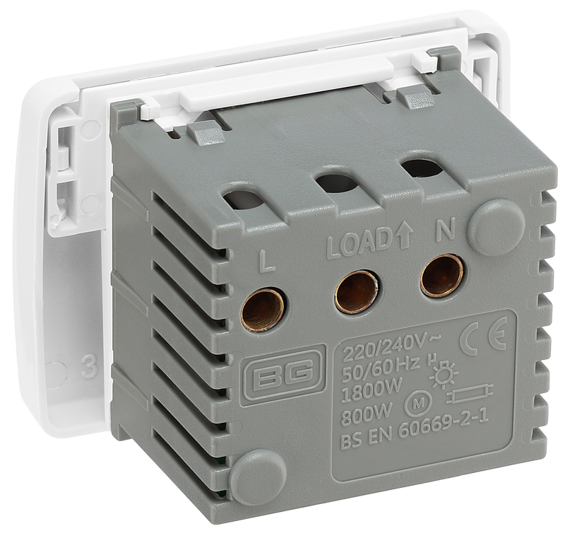 BG Electrical Euro Module - 16A key card switch