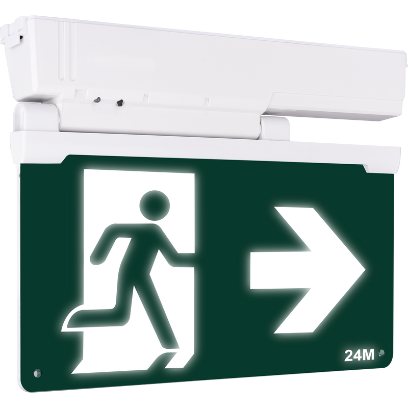 Luceco Tempus Dual - Tempus Dual Maintained Exit Blade, 3hr, 600mAh