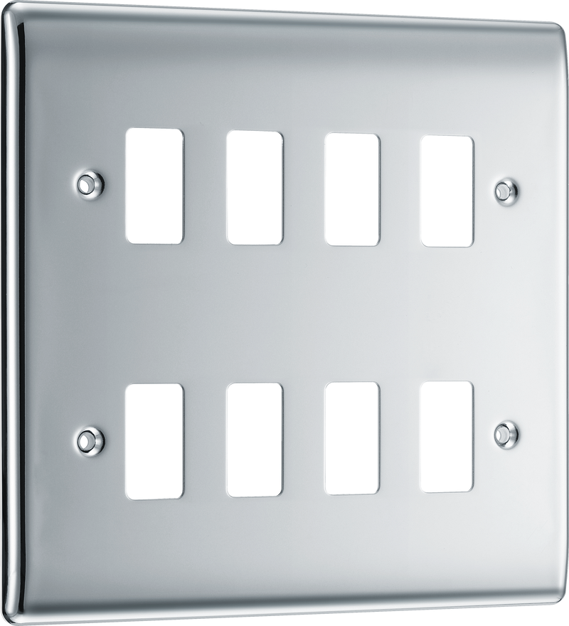 BG Electrical Grid - 8 module, square